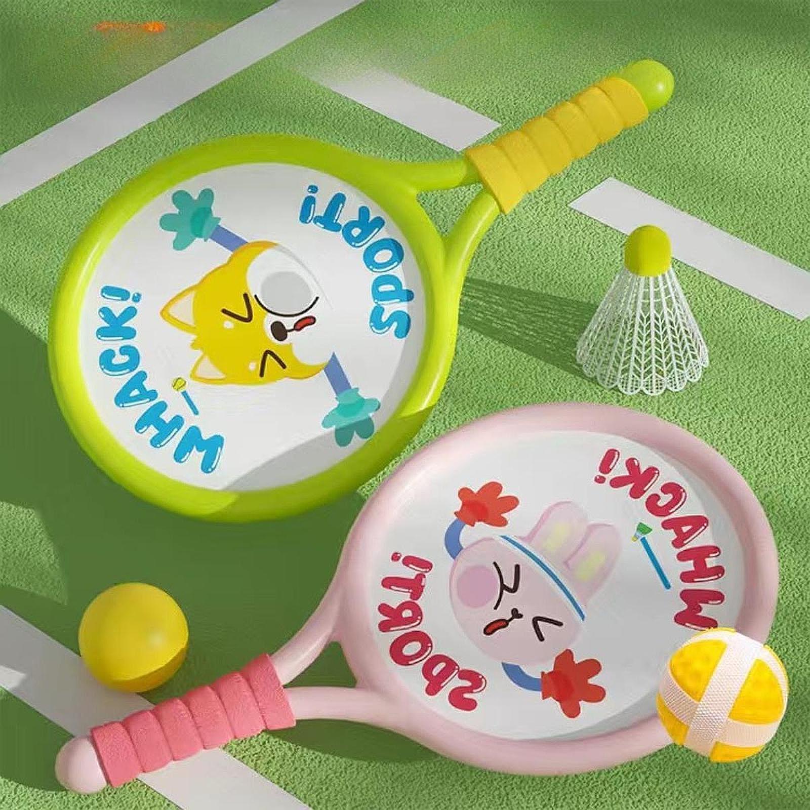 Indoor Sport And Outdoor Sports - 2Pcs Badminton Racket for Children Badminton