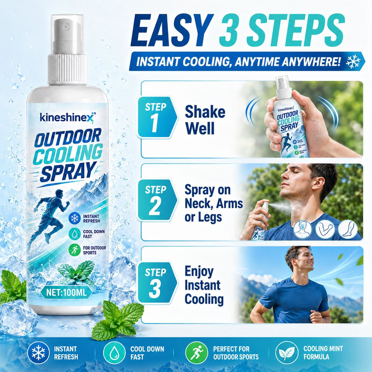 Outdoor Cooling Spray 100ml–In - огляд і ціна Outdoor Sport Gear