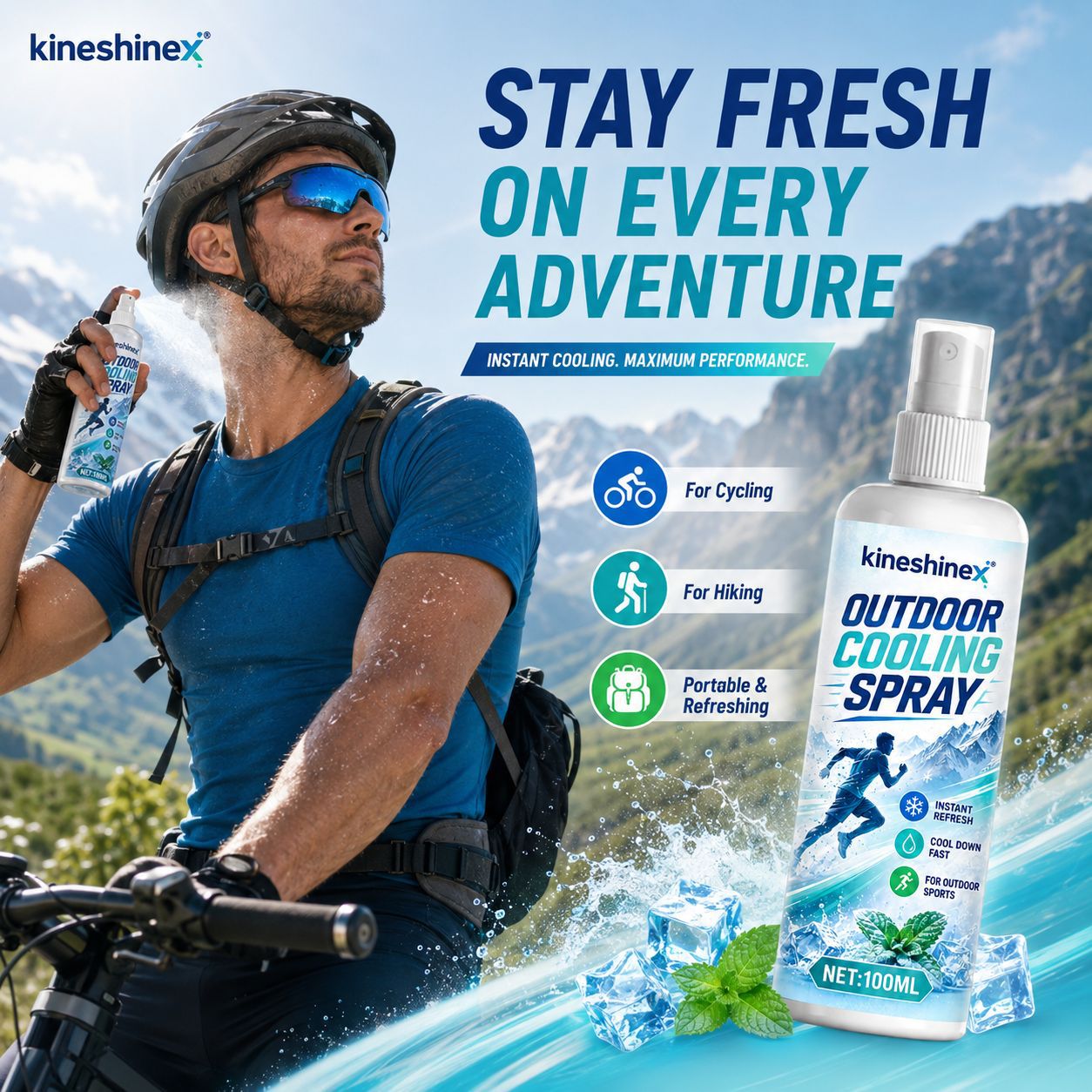 Outdoor Cooling Spray 100ml–In - огляд і ціна Outdoor Sport Gear