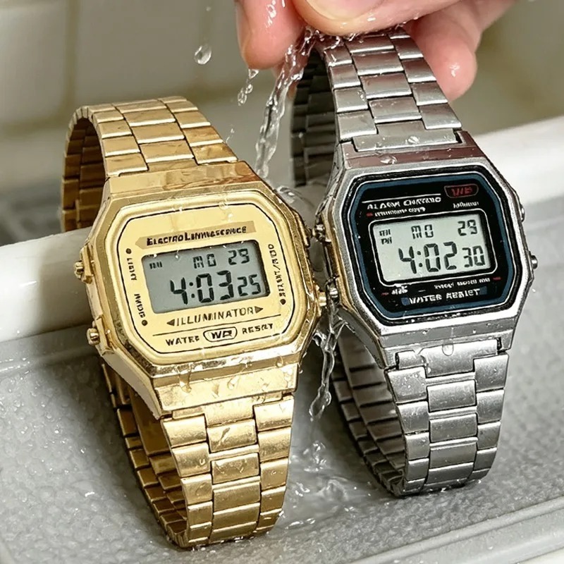 F91W Band Watch Waterproof Ret - огляд і ціна Outdoor Sport Watch