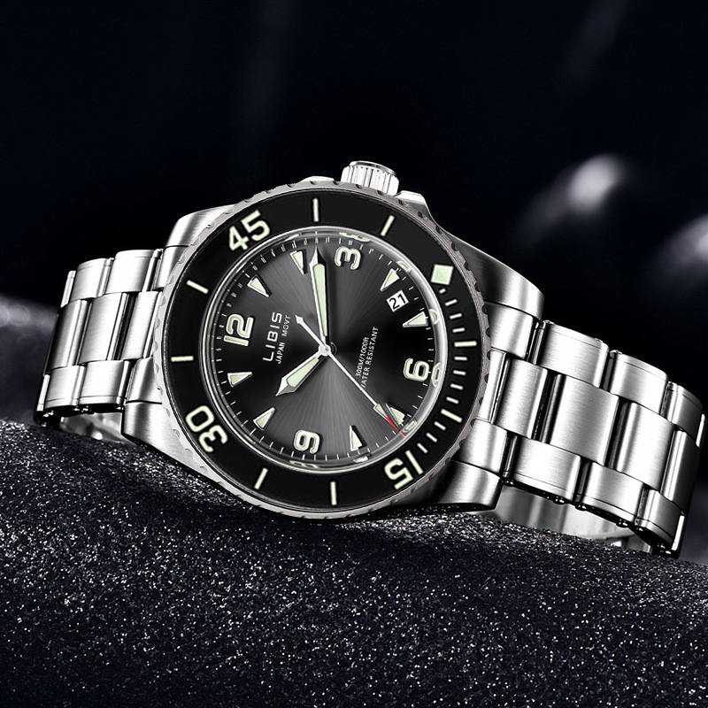Men's Classic Black Disc Quart - огляд і ціна Outdoor Sport Smart Watch