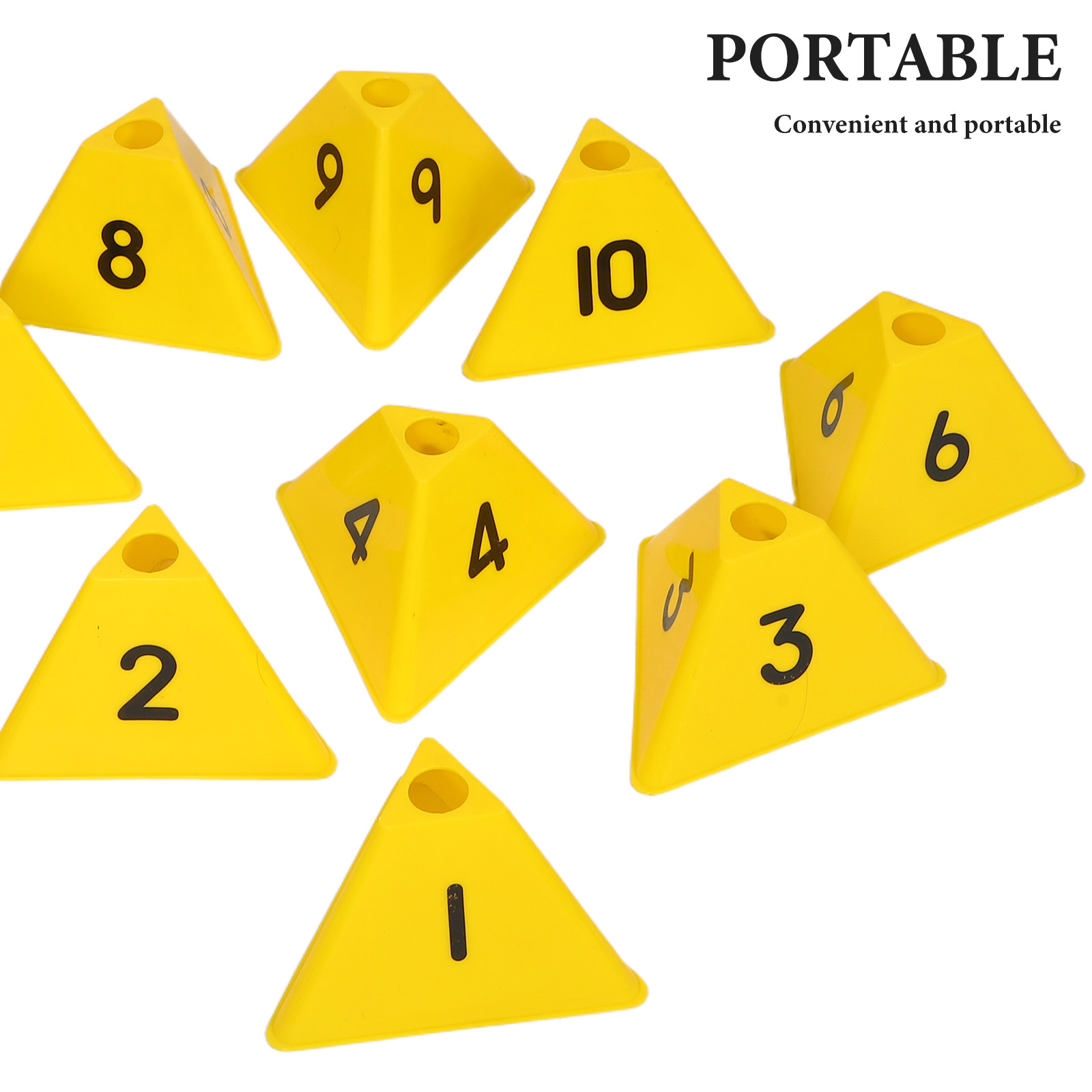 10Pcs Football Training Marker - огляд і ціна Outdoor Sport Gear